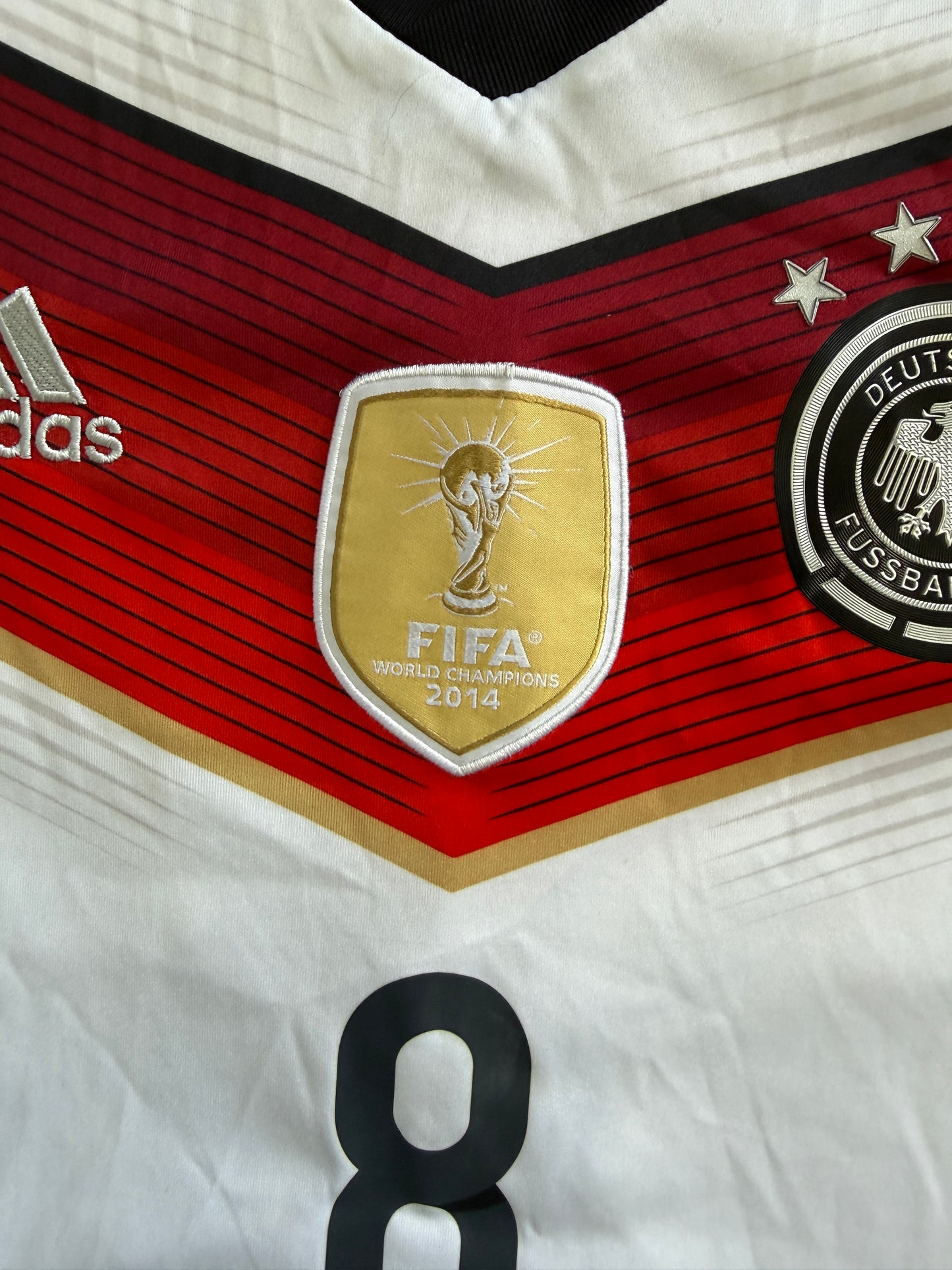 Germany 2014 2015 Home Jersey — Ozil #8 M
