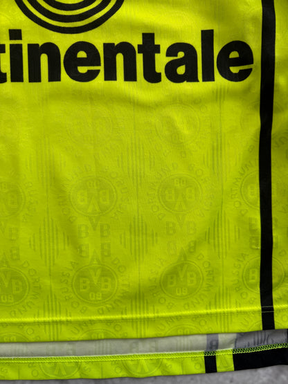 Borussia Dortmund 1996 1997 Home Jersey — M