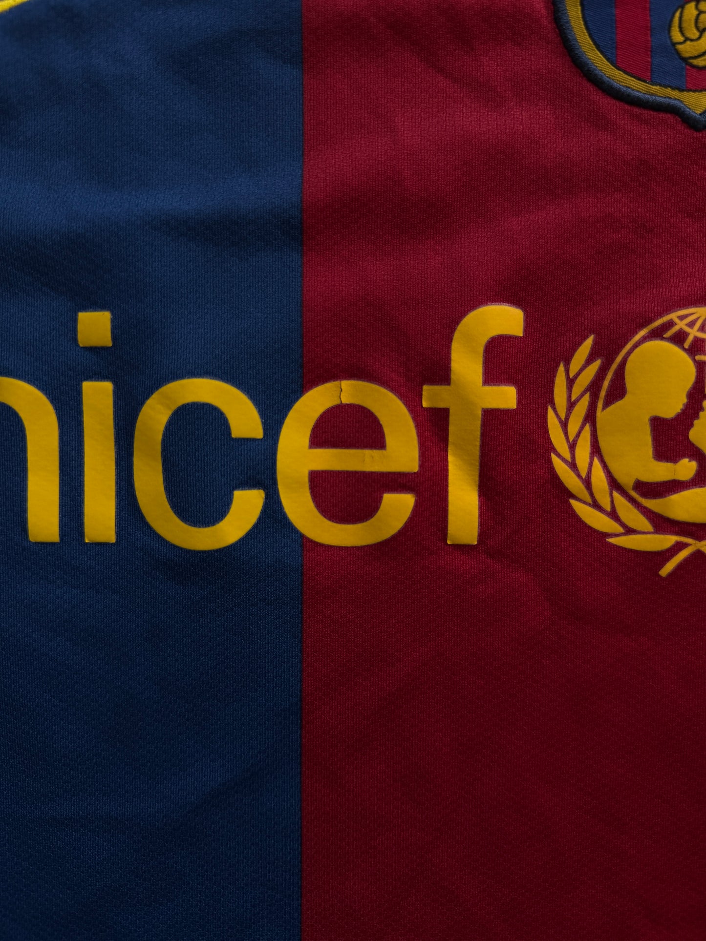Barcelona 2008 2009 Home Jersey — S
