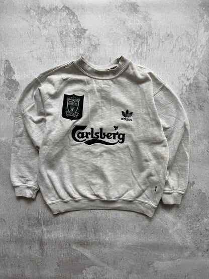 Liverpool 1995 1996 Vintage Adidas Crewneck — S