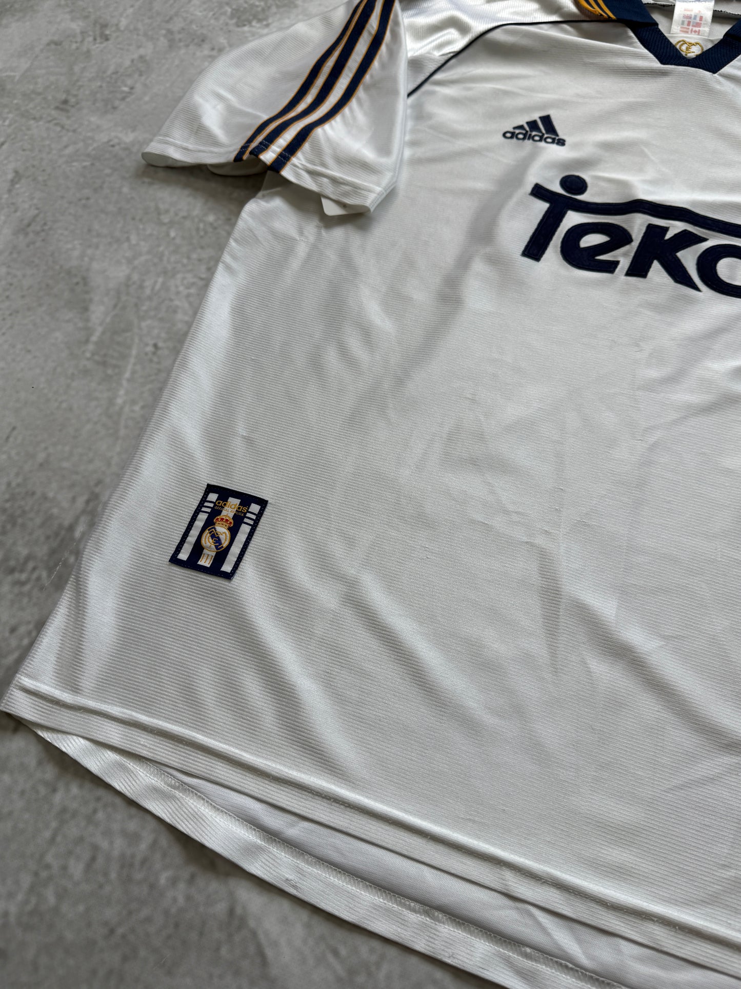 Real Madrid 1998 2000 Home Jersey — L