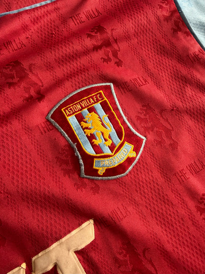 Aston Villa 1995 1997 Home Jersey — XL