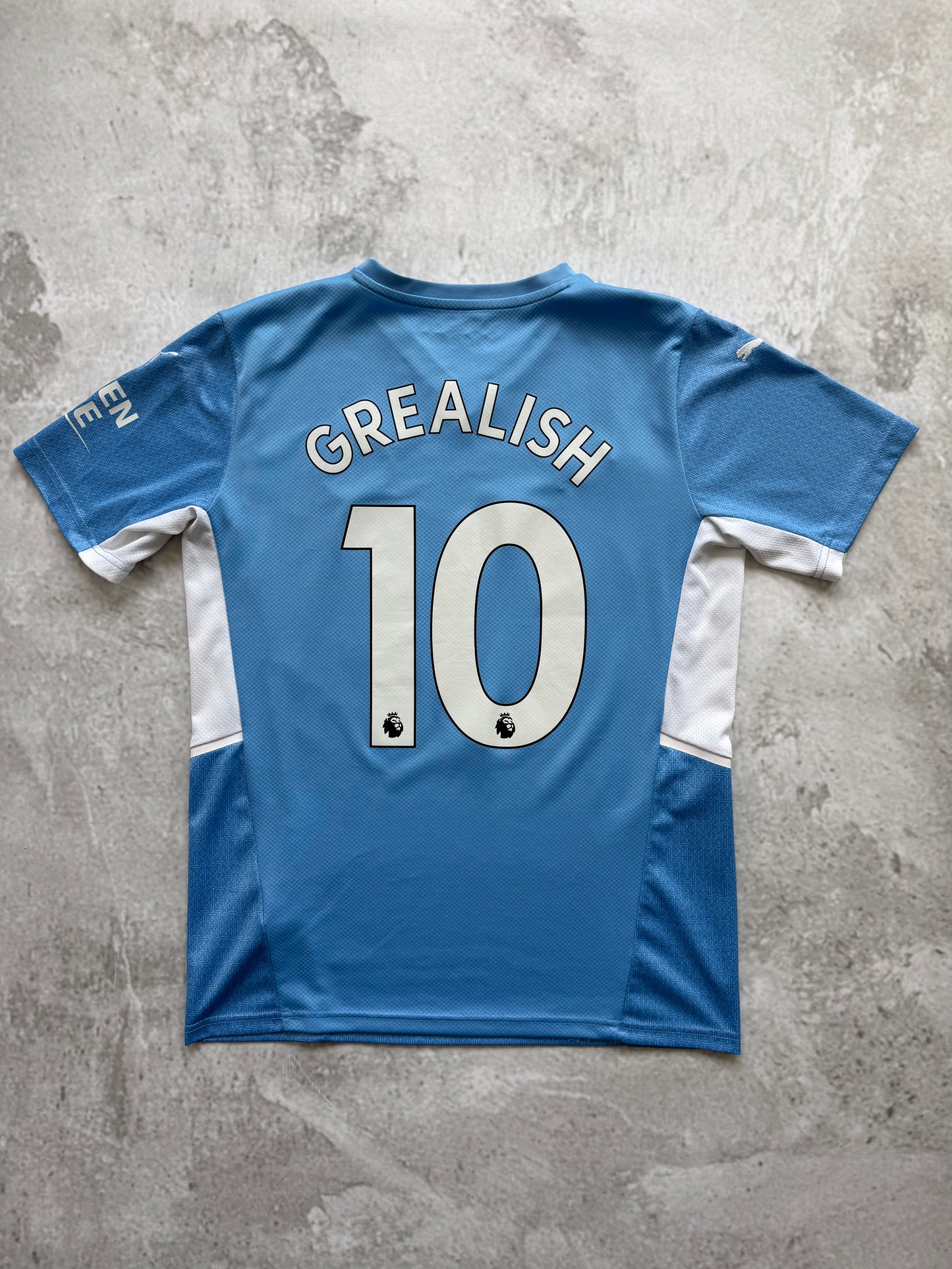 Manchester City 2021 2022 Home Jersey — Grealish #10 M