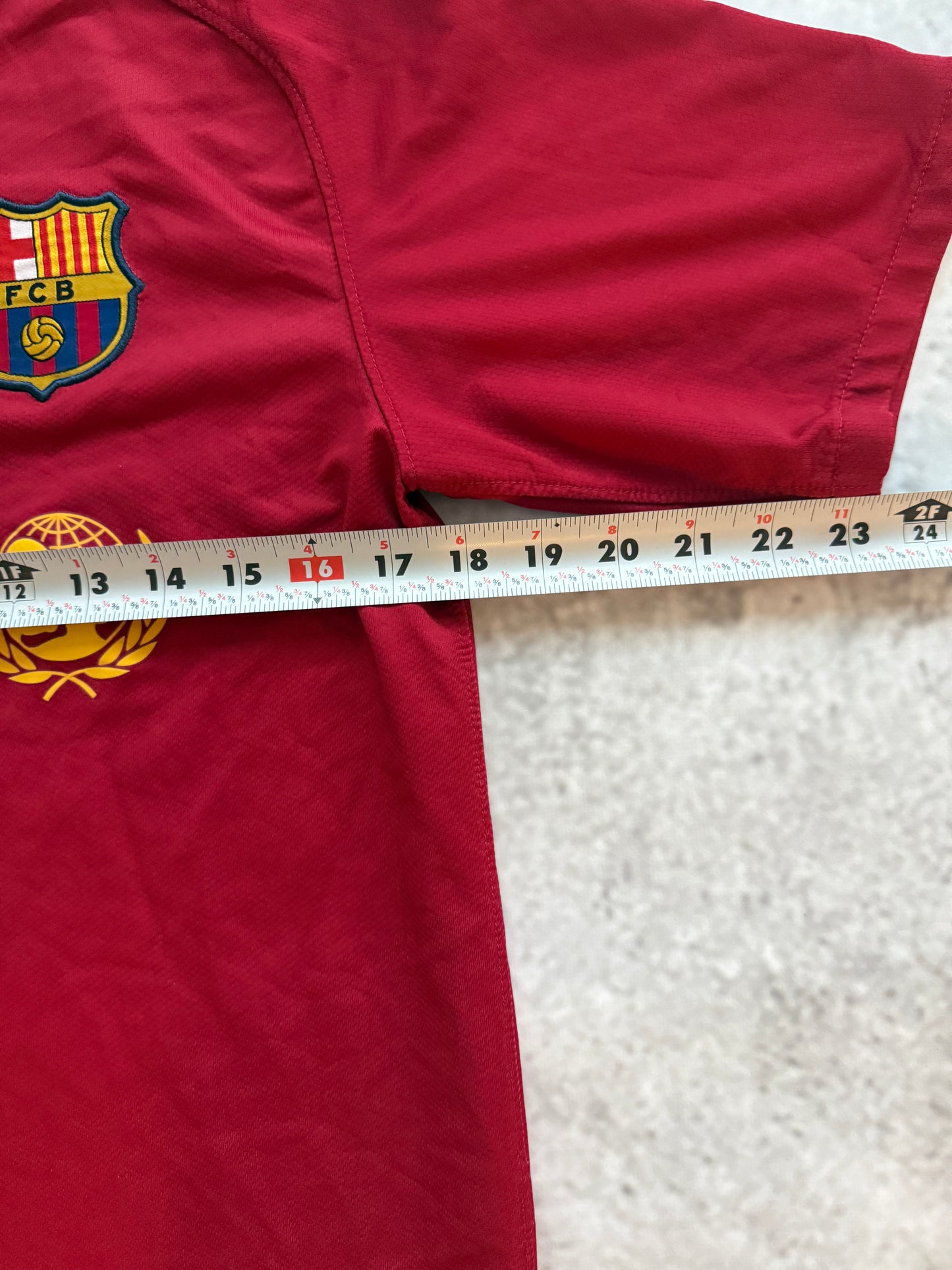 Barcelona 2008 2009 Home Jersey — S