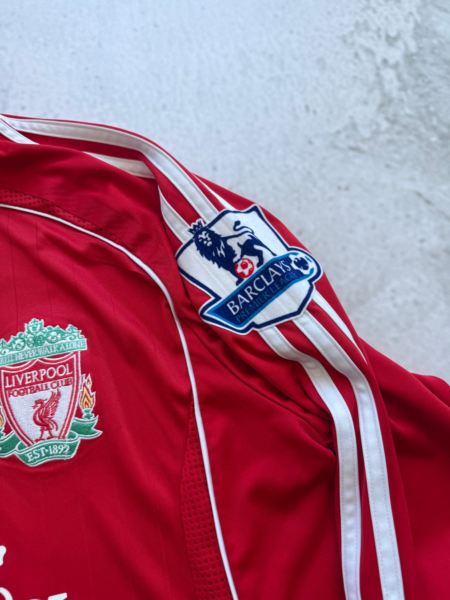 Liverpool 2006 2008 Home Longsleeve Jersey — Torres #9 XL