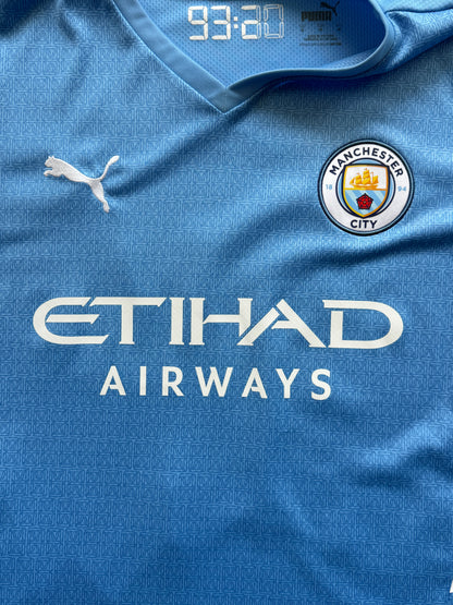 Manchester City 2021 2022 Home Jersey — Grealish #10 M