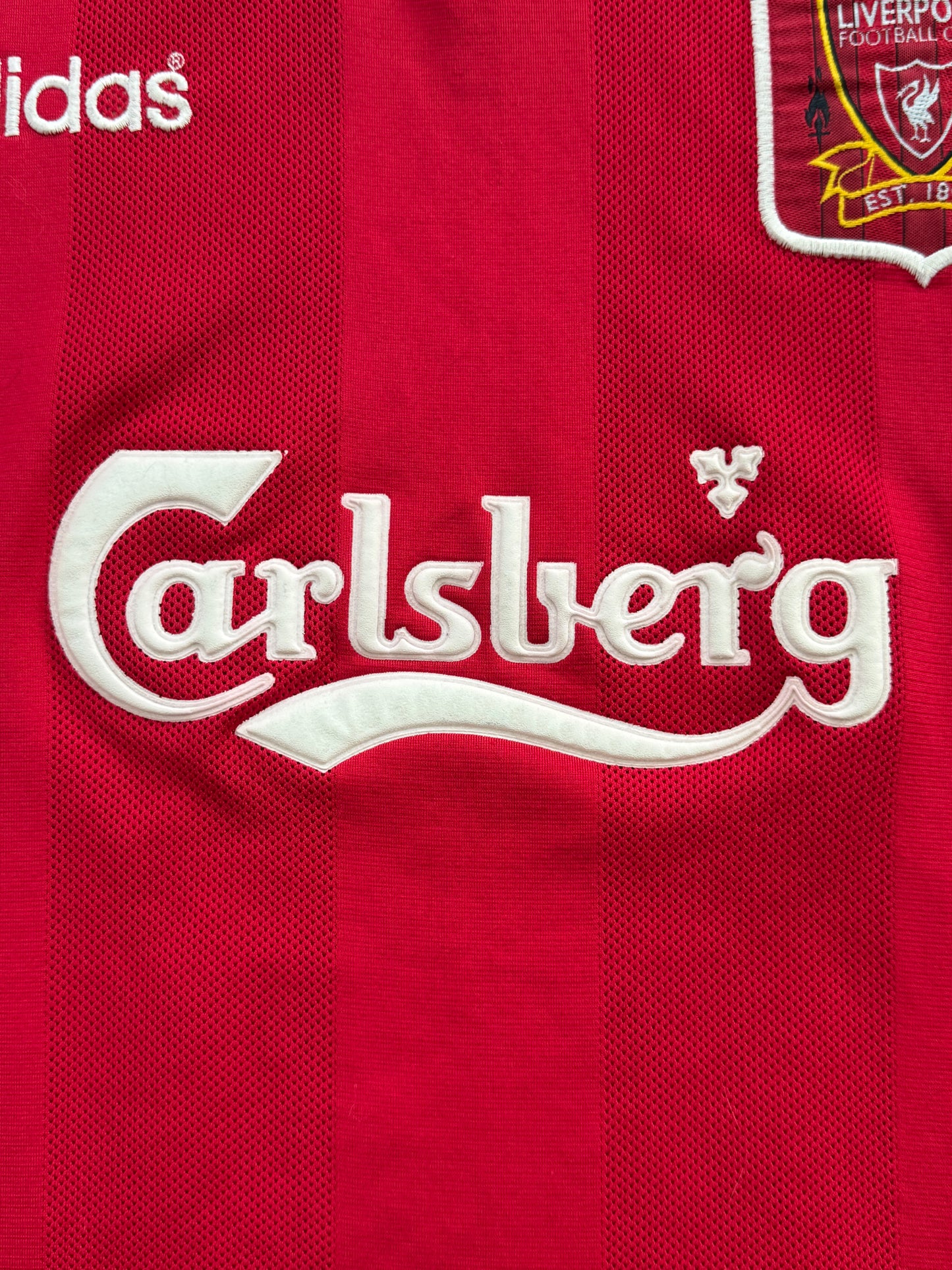 Liverpool 1995 1996 Home Jersey — XL