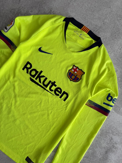 Barcelona 2018 2019 Away Longsleeve Jersey — S