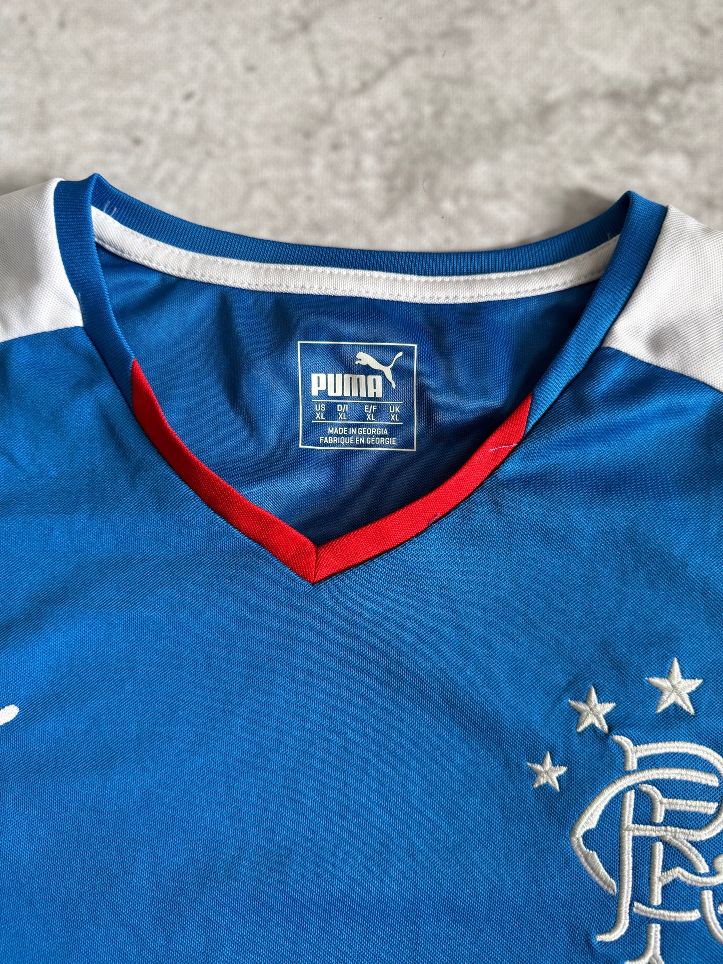 Rangers 2015 2016 Home Jersey — XL