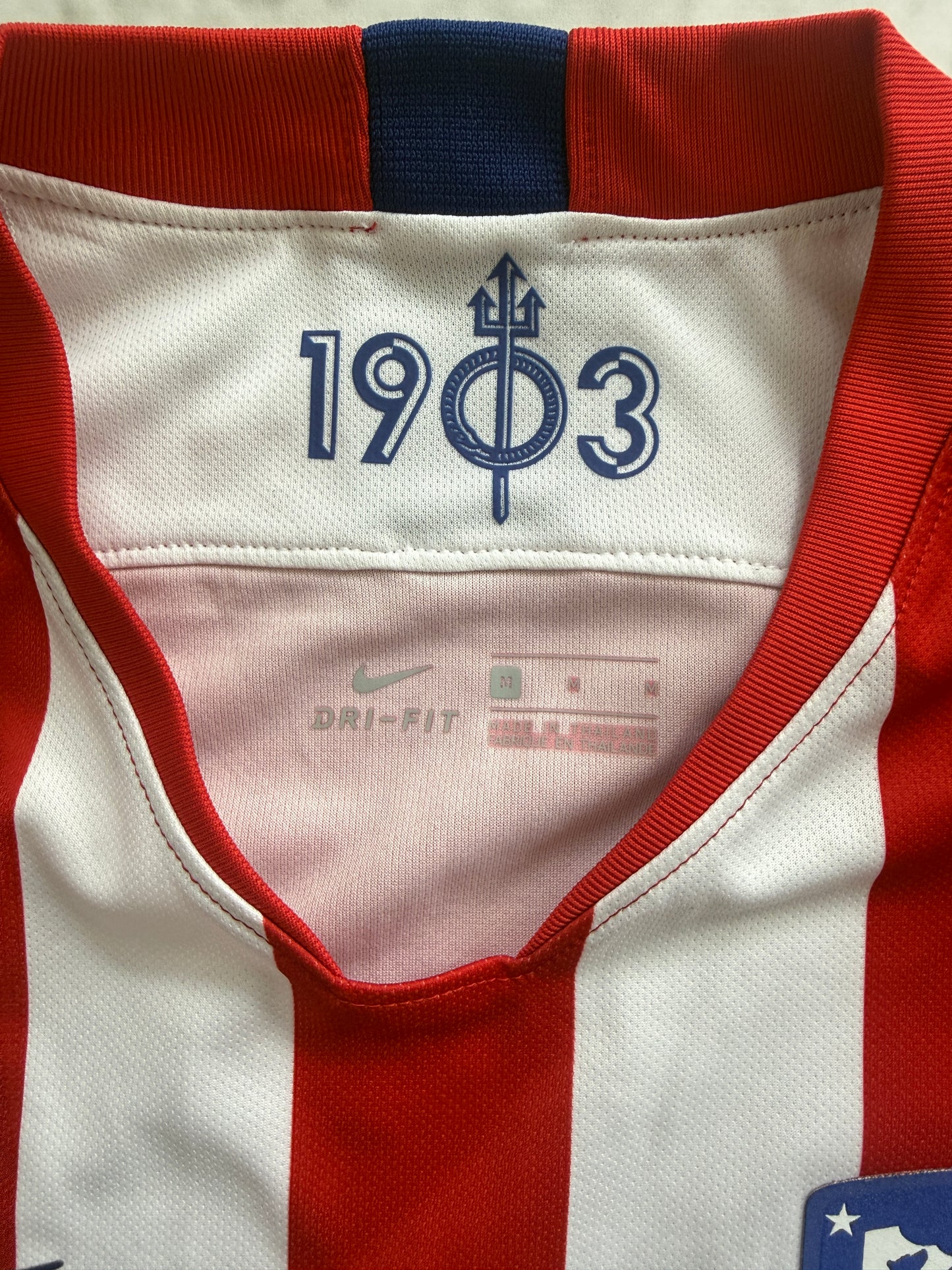 Atletico Madrid 2019 2020 Home Jersey — M
