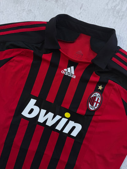 AC Milan 2007 2008 Home Jersey — Kaka #22 L