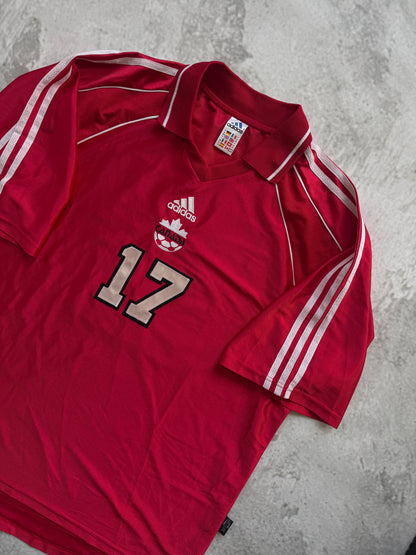 Canada 2000 Home Jersey — Paul Peschisolido #17 XL