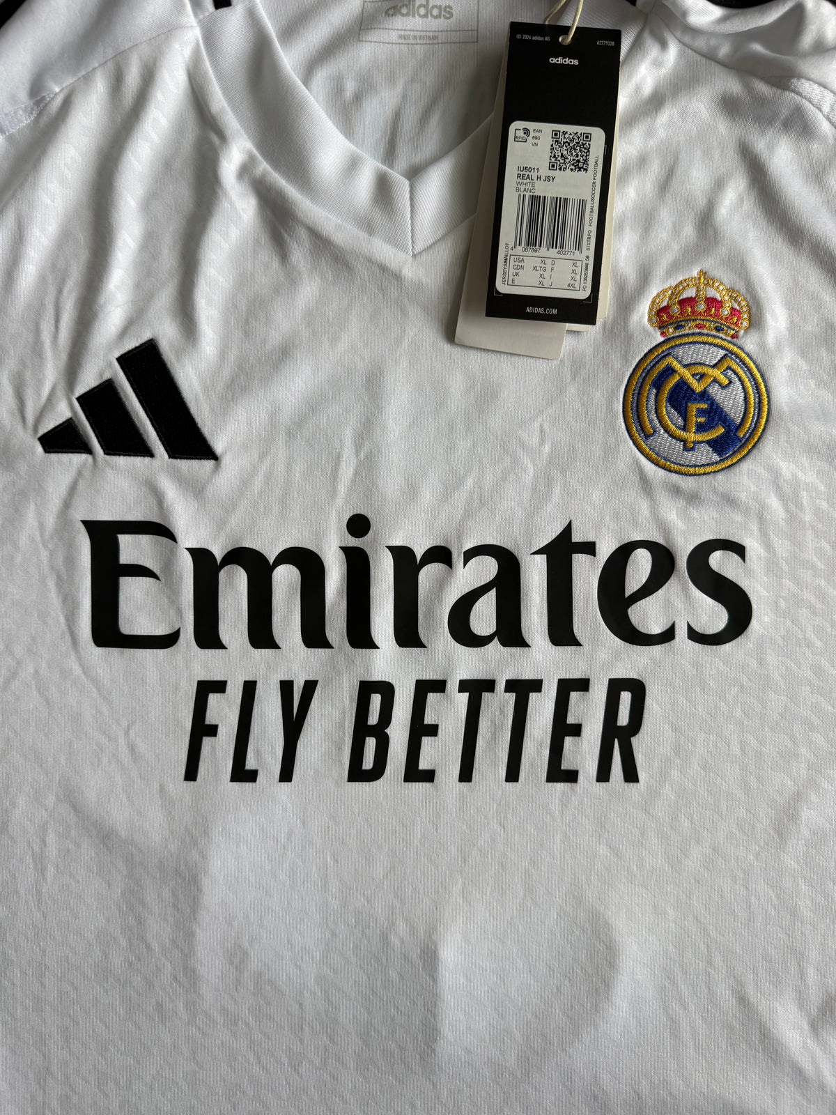 Real Madrid 2024-2025 Home Jersey — Bellingham #5 XL