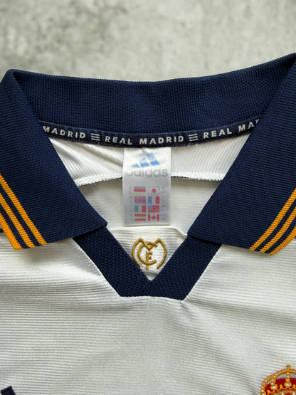 Real Madrid 1998 2000 Home Jersey — L