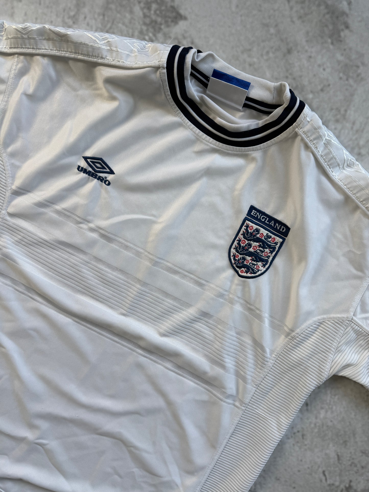England 1999 2000 2001 Home Jersey — XL