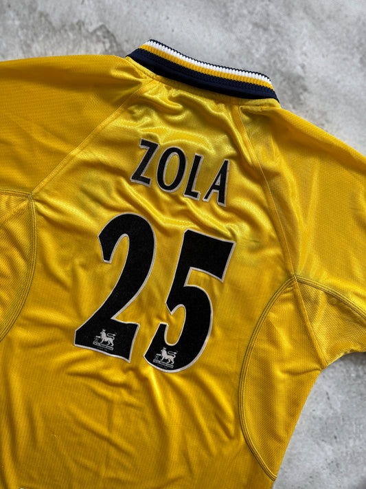 Chelsea 1998 2000 Third Jersey — Zola #25 L