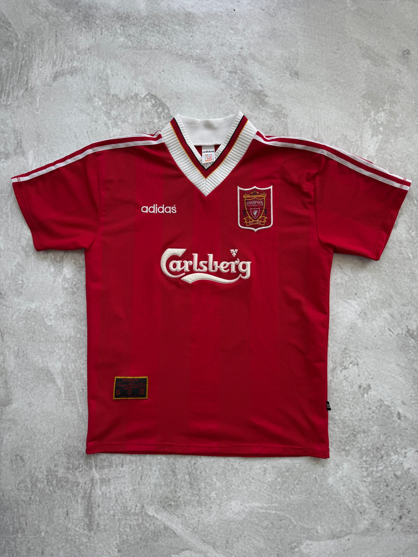 Liverpool 1995 1996 Home Jersey — XL