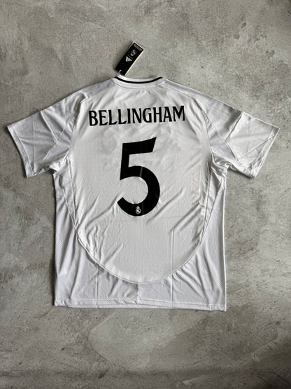 Real Madrid 2024-2025 Home Jersey — Bellingham #5 XL