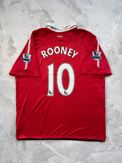 Manchester United 2010 2011 Home Jersey — Rooney #9 2XL