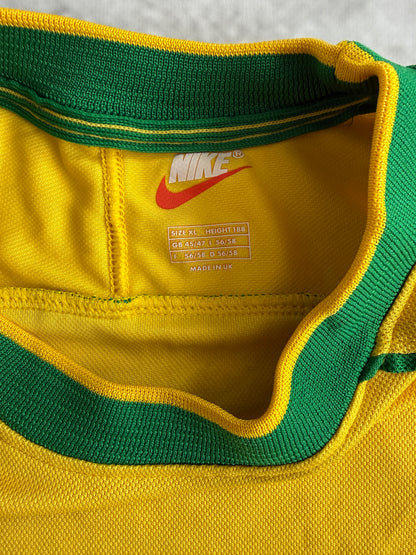 Brazil 1998 1999 2000 Home Jersey — XL