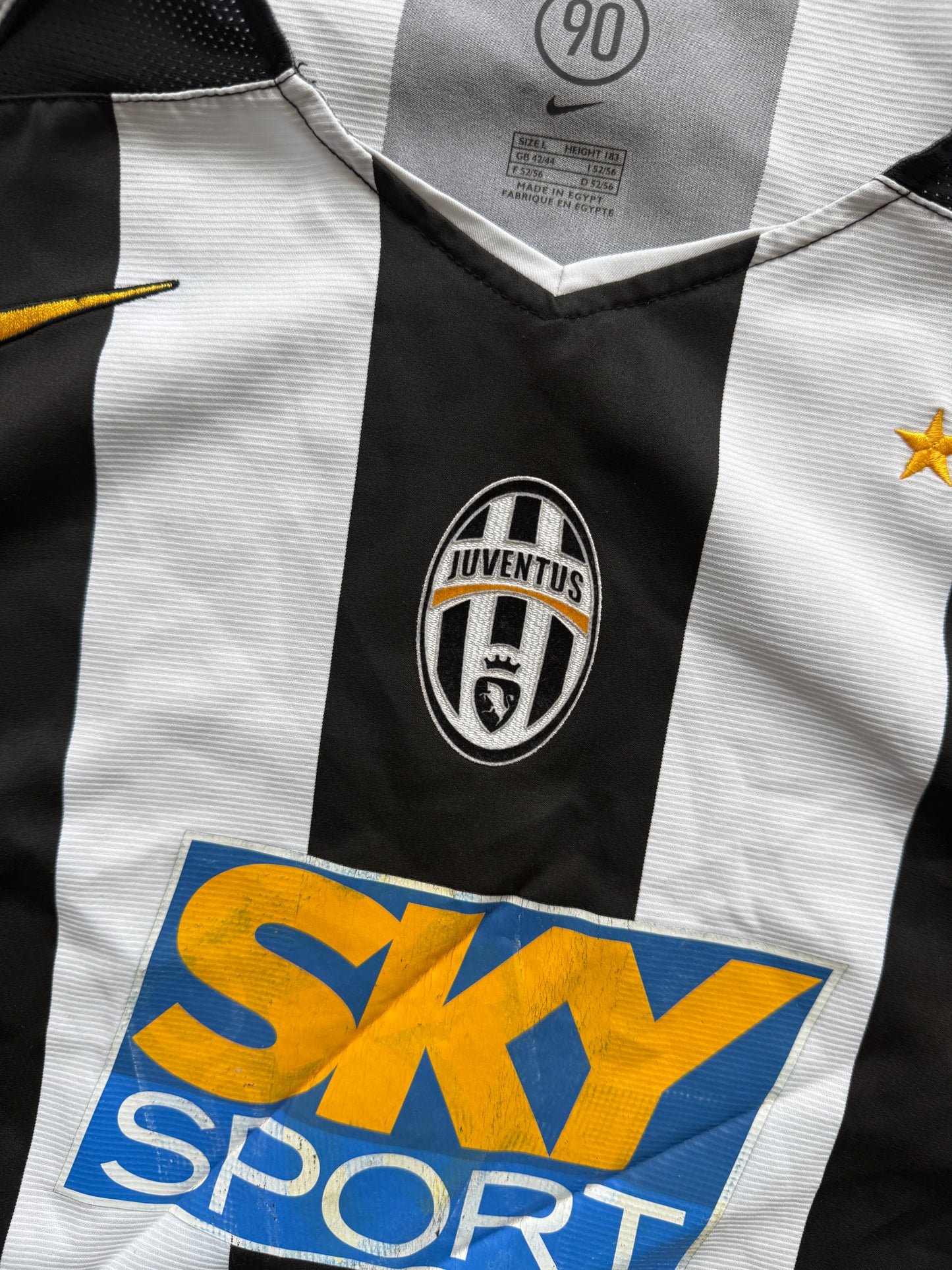 Juventus 2004 2005 Home Jersey — L