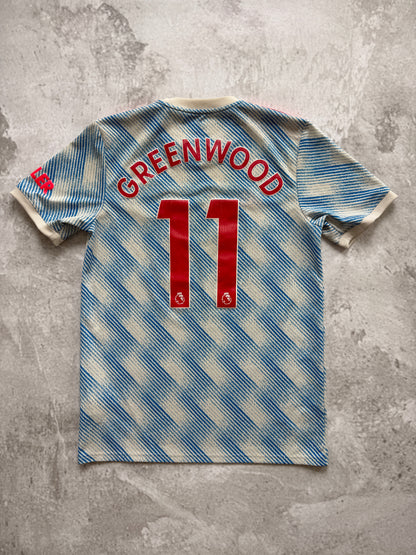 Manchester United 2021 2022 Away Jersey — Greenwood #11 M
