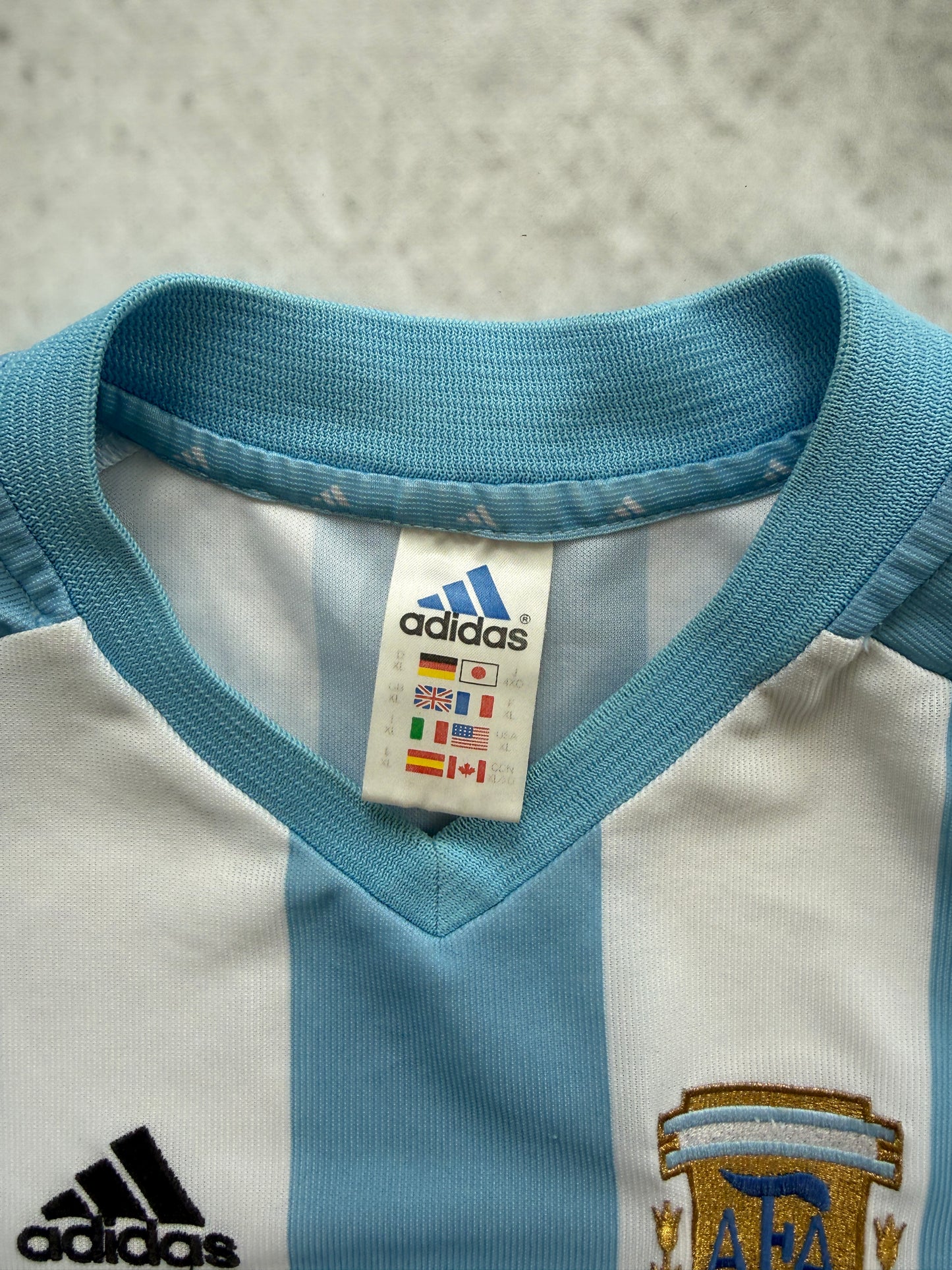 Argentina 2002 2004 Home Jersey — XL
