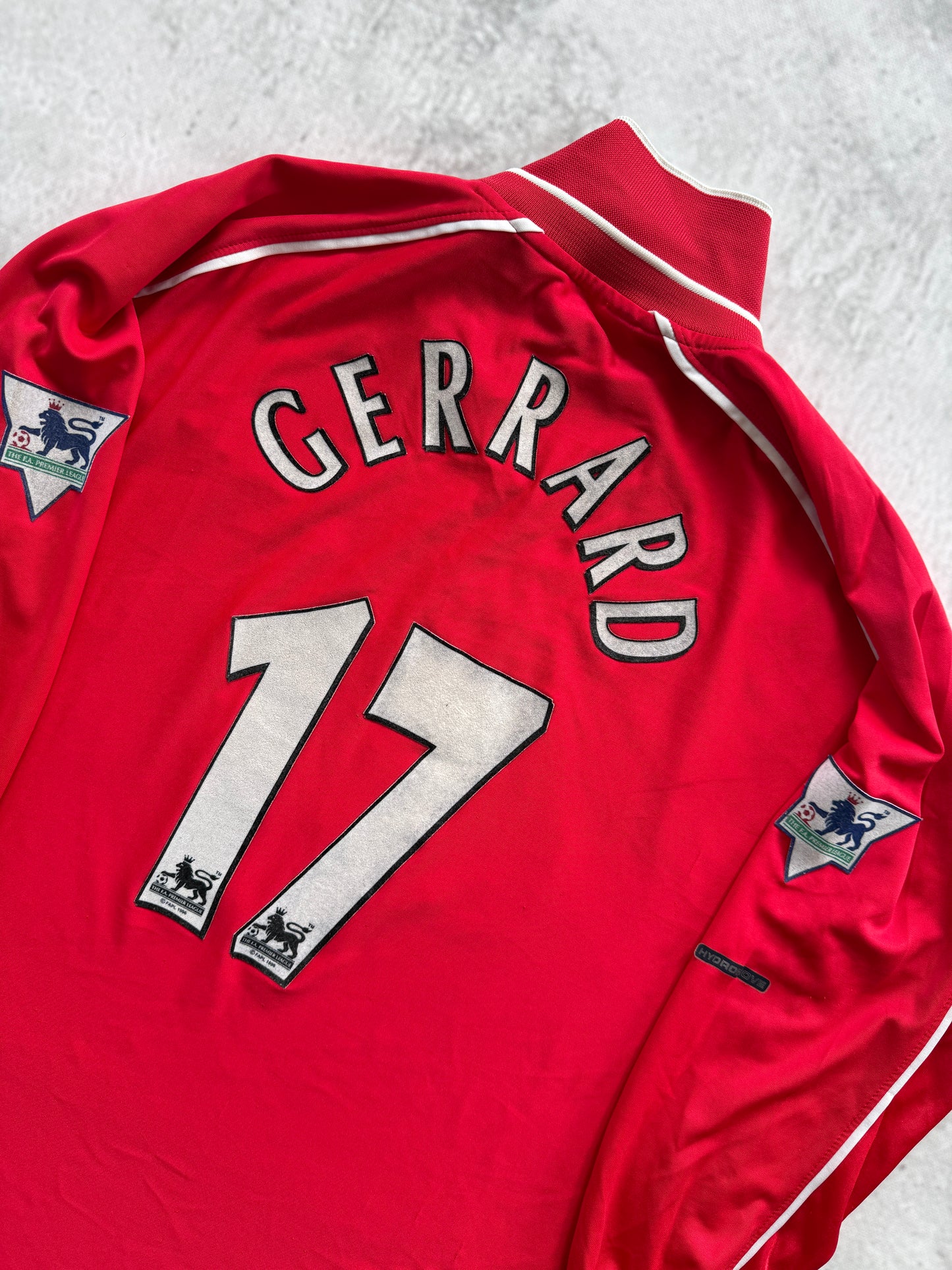 Liverpool 2000 2001 2002 Home Jersey — Gerrard #17 M