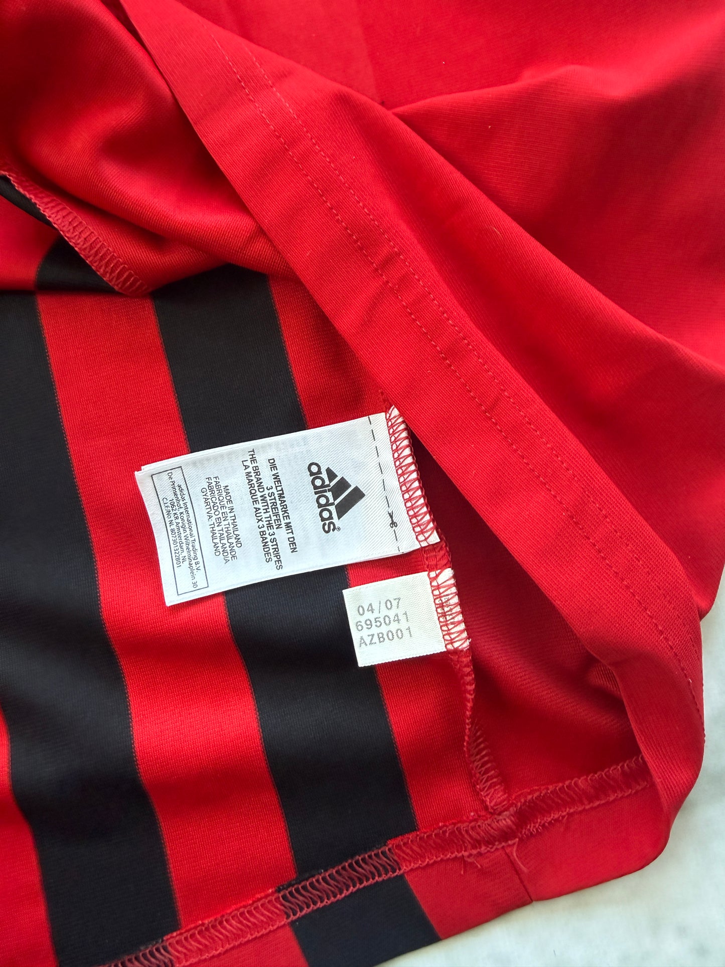 AC Milan 2007 2008 Home Jersey — Kaka #22 L