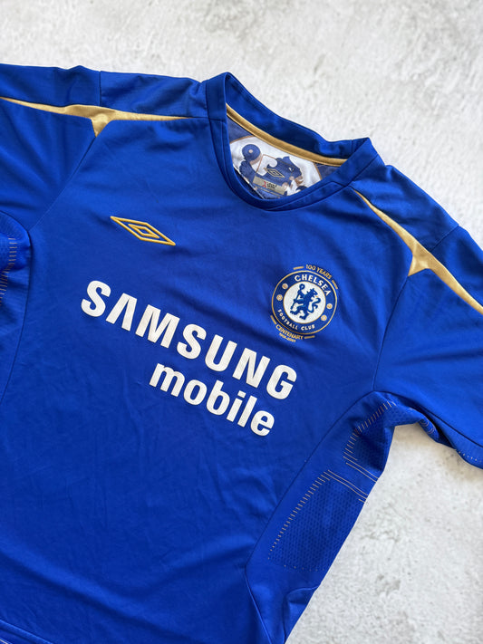 Chelsea 2005 2006 Home Jersey — M