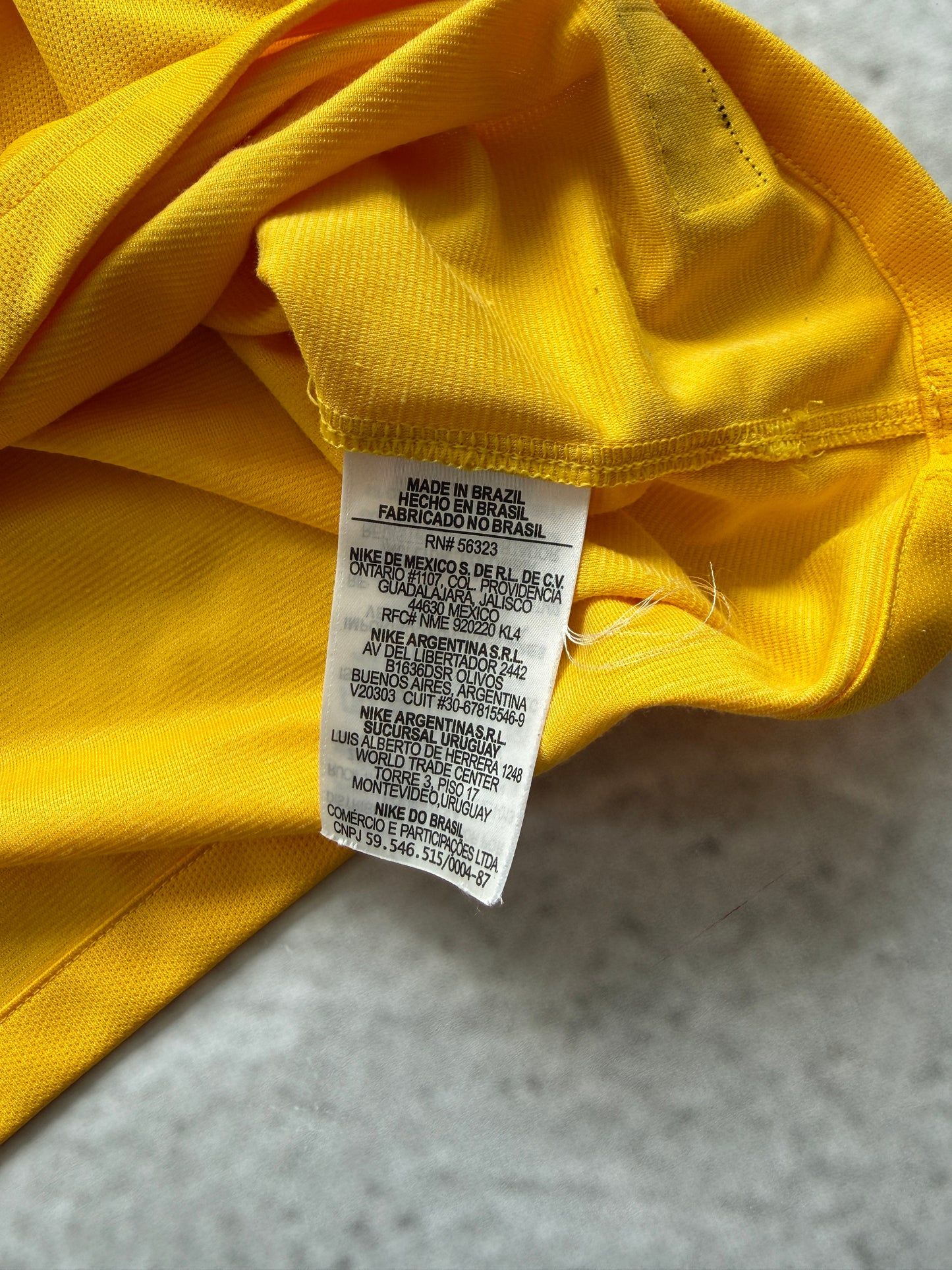 Brazil 2013 2014 Home Jersey — 2XL