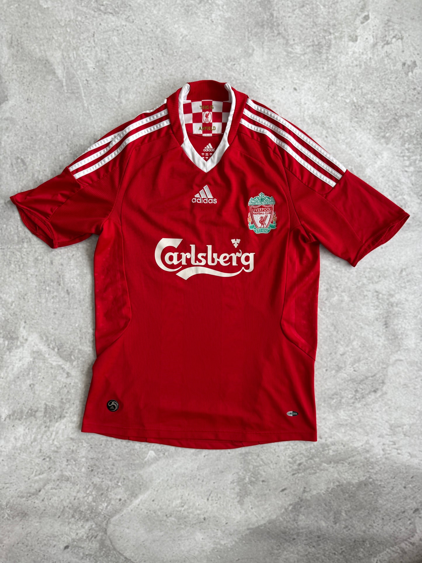 Liverpool 2008 2010 Home Jersey — S