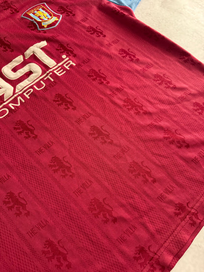 Aston Villa 1995 1997 Home Jersey — XL