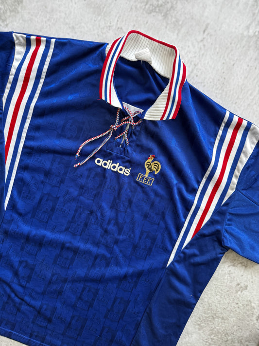 France 1996 1998 Home Jersey — 2XL