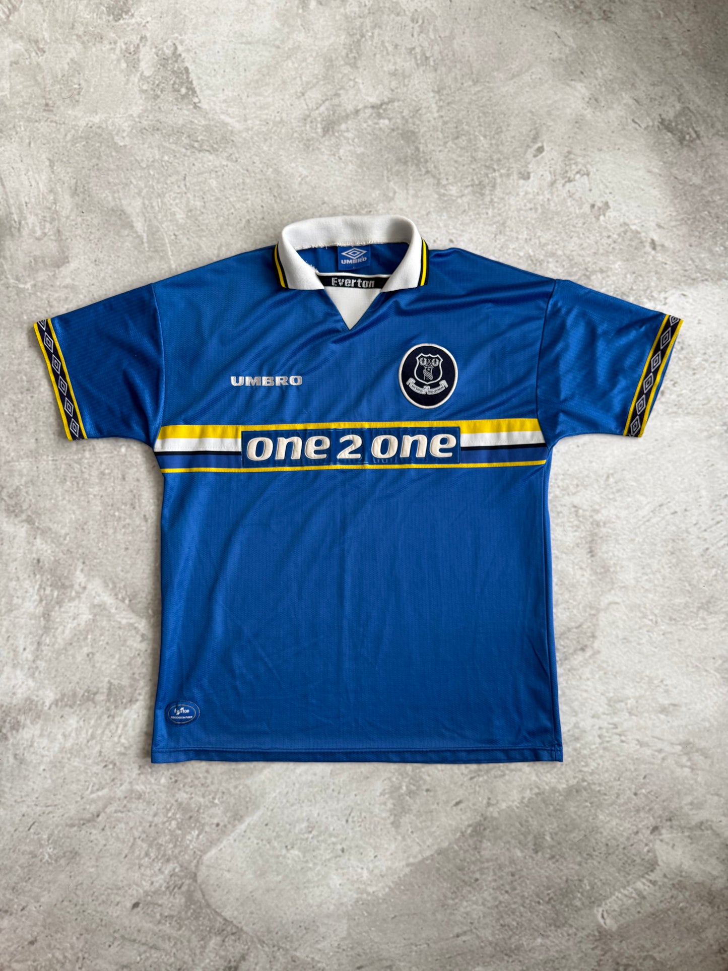 Everton 1997 1999 Home Jersey — XL
