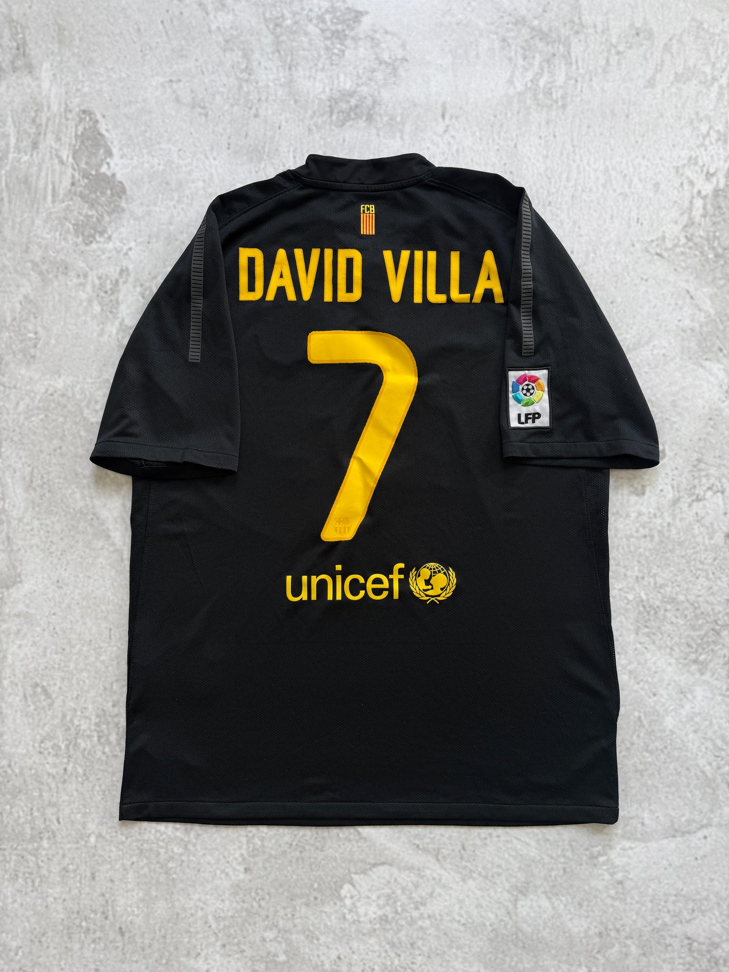 Barcelona 2011 2012 Away Jersey — David Villa #7 L
