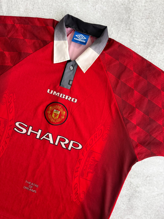 Manchester United 1996 1998 Home Jersey — 2XL