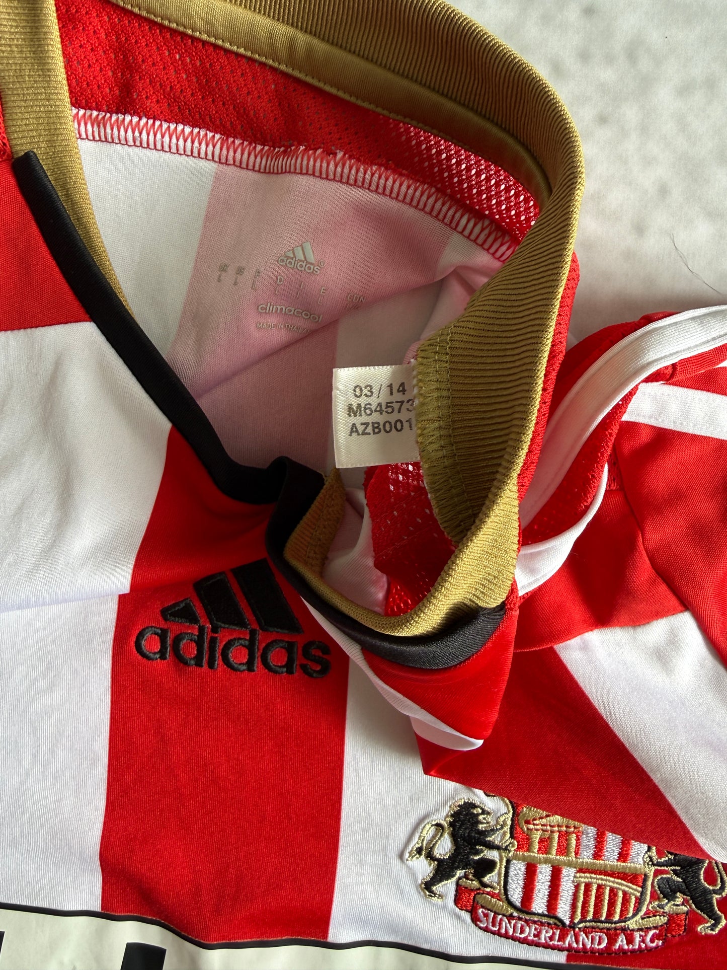 Sunderland 2014 2015 Home Jersey — L