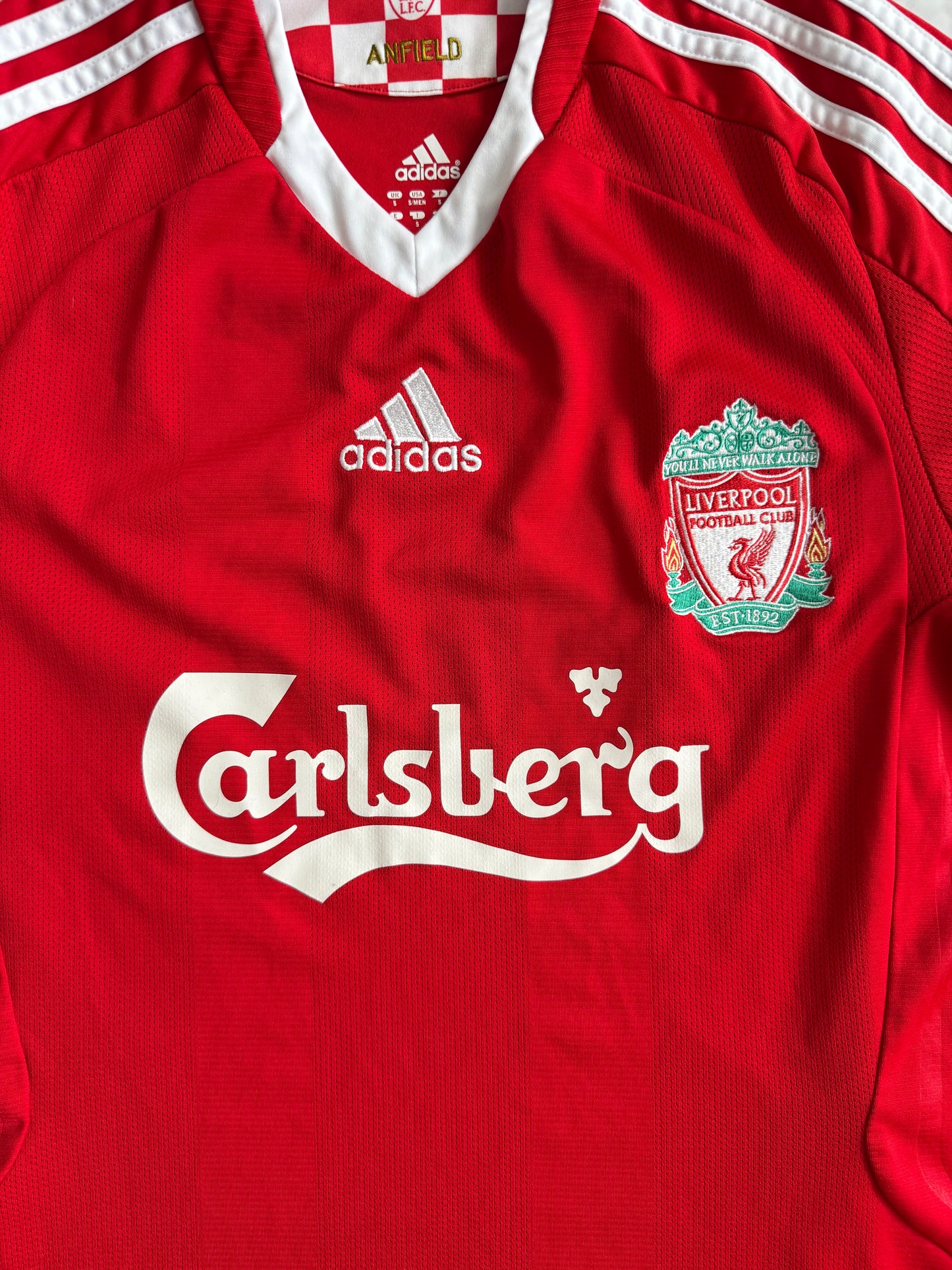 Liverpool 2008 2010 Home Jersey — S