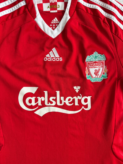 Liverpool 2008 2010 Home Jersey — S