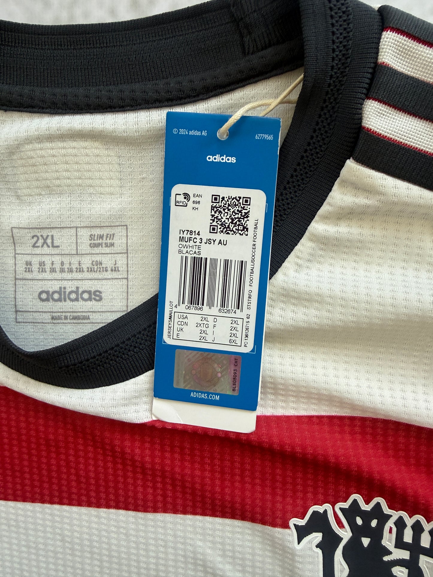 Manchester United 2024 2025 Away Jersey — 2XL