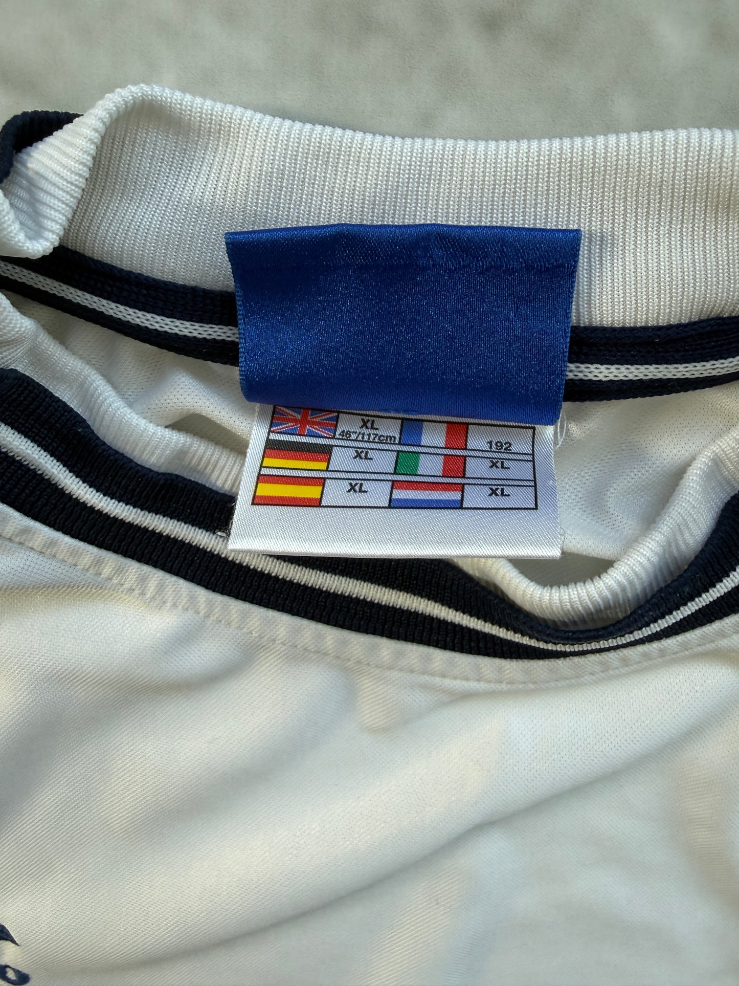 England 1999 2000 2001 Home Jersey — XL