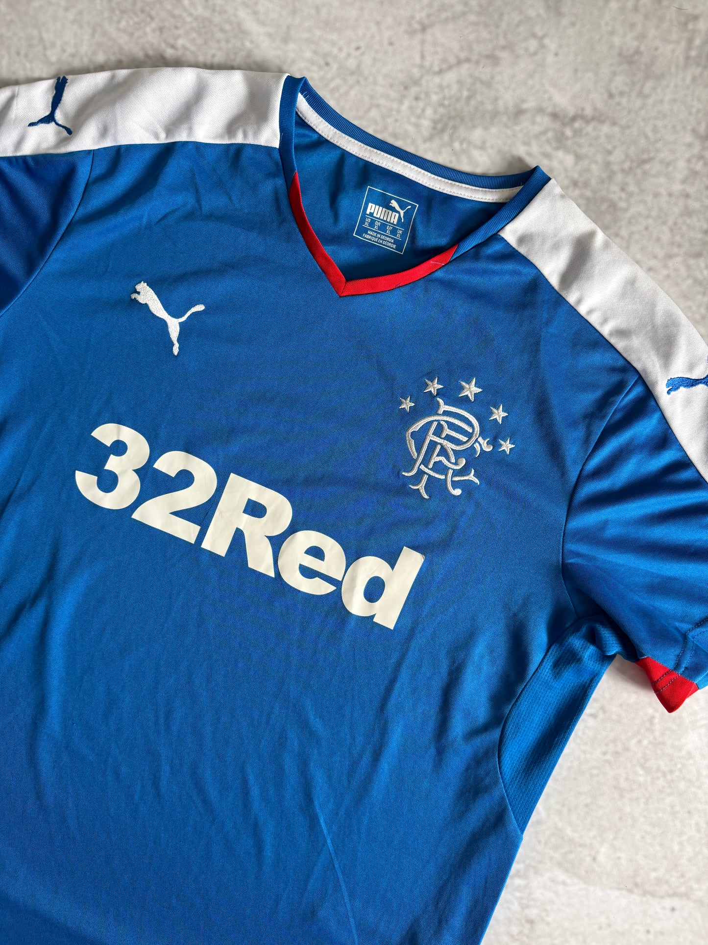 Rangers 2015 2016 Home Jersey — XL