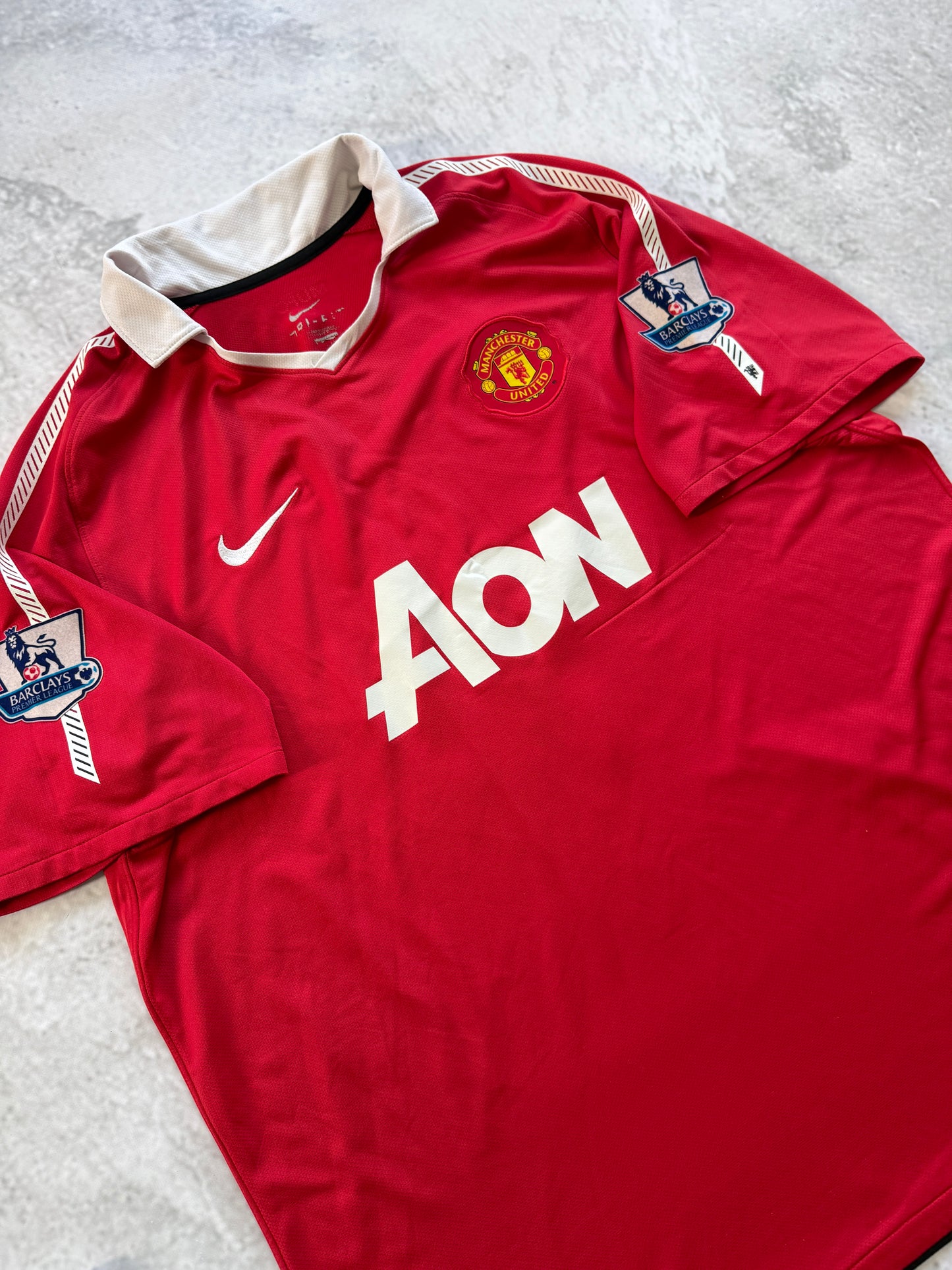 Manchester United 2010 2011 Home Jersey — Rooney #9 2XL