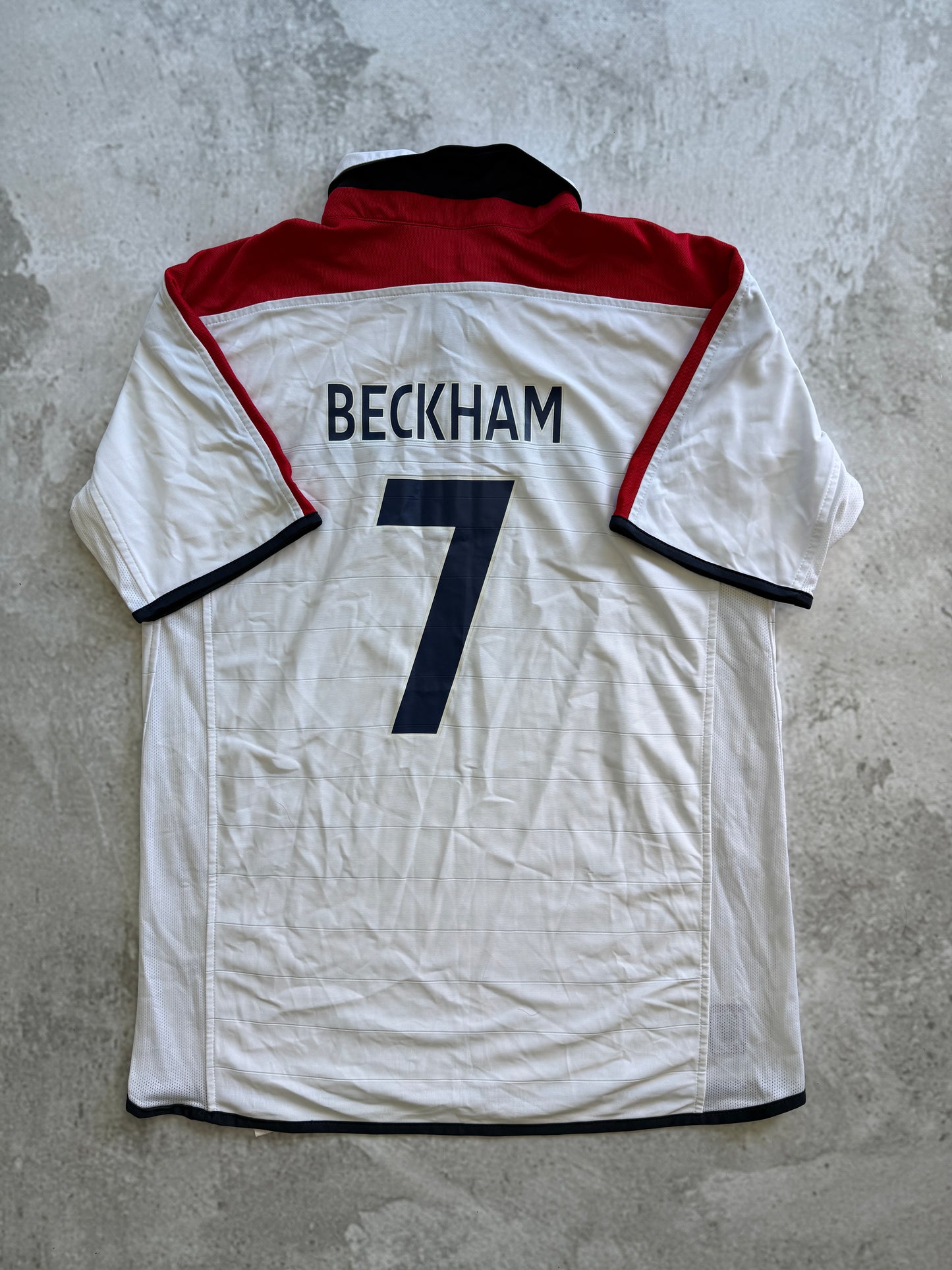 England 2003 2005 Home Jersey — Beckham #7 L