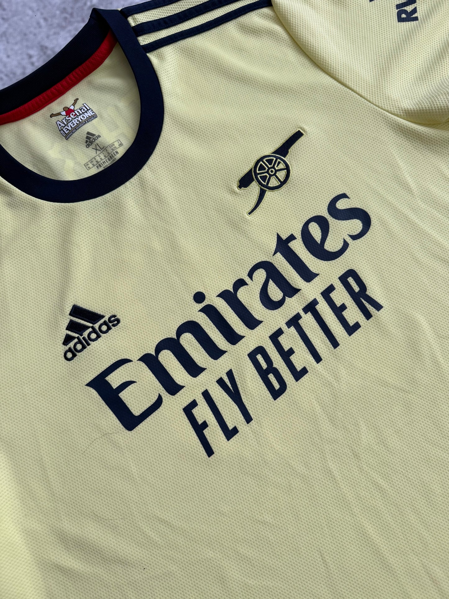 Arsenal 2021 2022 Away Jersey — Smith Rowe #10 XL