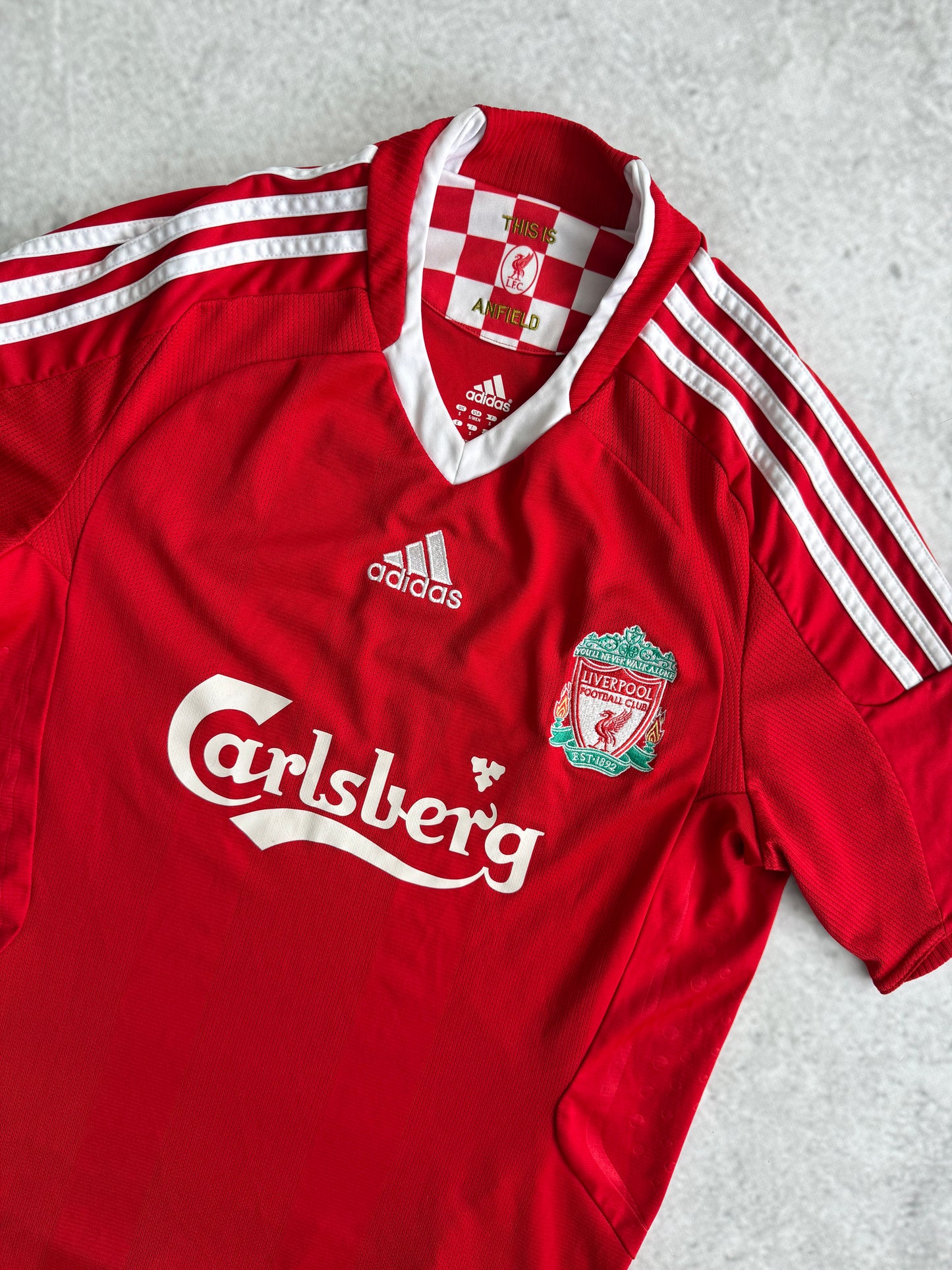 Liverpool 2008 2010 Home Jersey — S