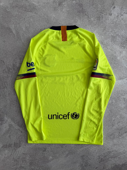 Barcelona 2018 2019 Away Longsleeve Jersey — S