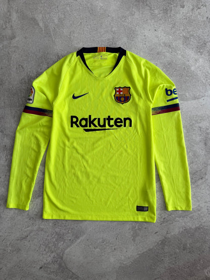 Barcelona 2018 2019 Away Longsleeve Jersey — S