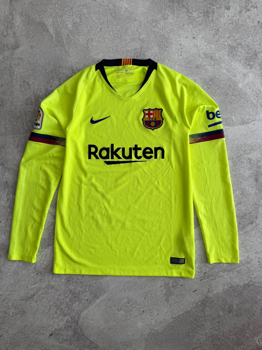 Barcelona 2018 2019 Away Longsleeve Jersey — S